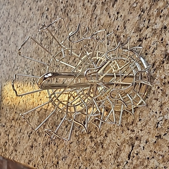 Coffee K-Pods metal silver tone rotating coffee pods holder carousel 3 tiers @ 8 - Picture 3 of 6